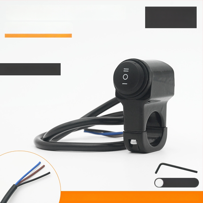 Mojielong vypínač riadidiel pre elektrické vozidlá z hliníkovej zliatiny – dvojité LED svetlá a kombinovaný hlavný svetelný systém