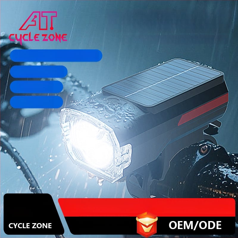 CYCLE ZONE Predné svetlo na bicykel – silné svetlo, vodotesné, na nočné jazdy