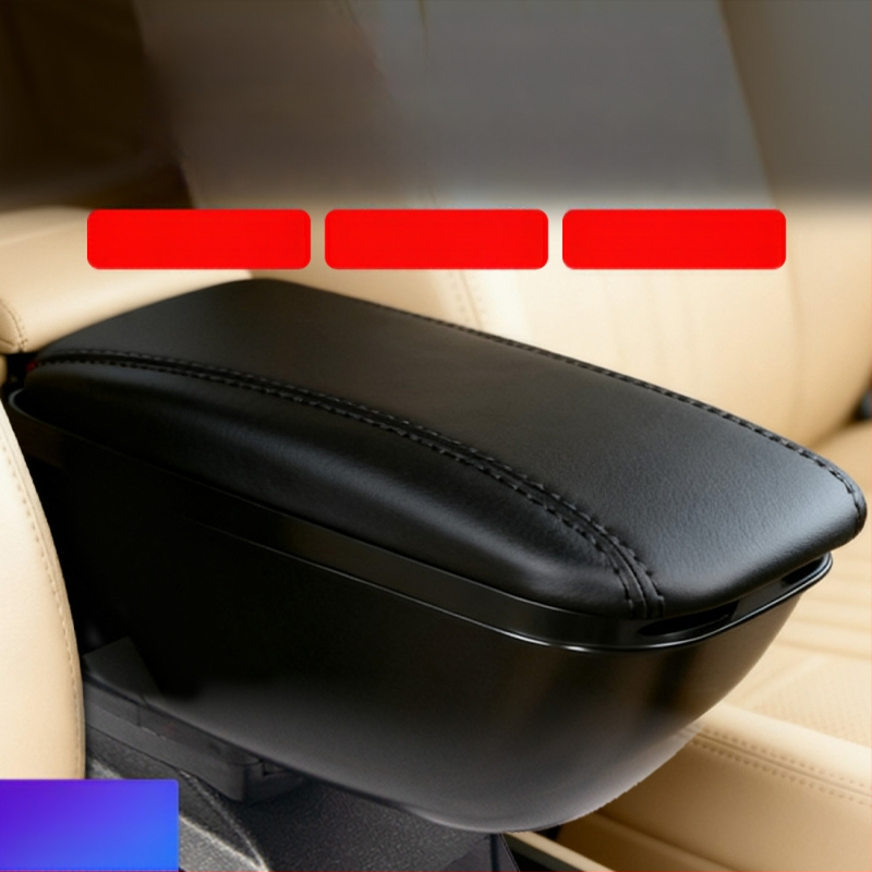 Carfu AC-479P universālais plastmasas rokas balsta uzglabāšanas organizers centrālai konsolei, regulējams, svars 1,5 kg