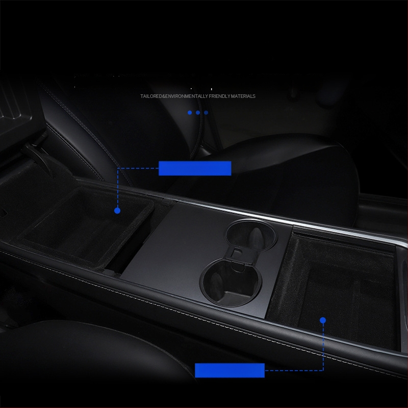 Tesla Model Y un Model 3 centrālās konsoles uzglabāšanas kaste — plastmasa, svars 30, XF-11 preces kods, pielāgošana pieejama