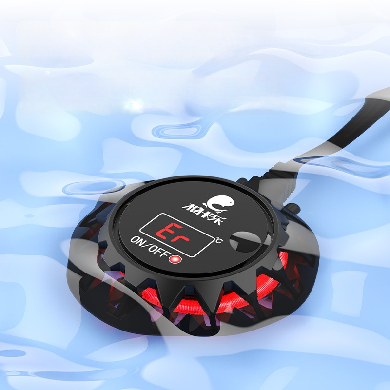 Tyčový ohrievač pre želvy v akváriu s nízkou hladinou vody – mini ohrievač s automatickou konštantnou teplotou, Bocarle, 25-300W, Plast, 228-368 g