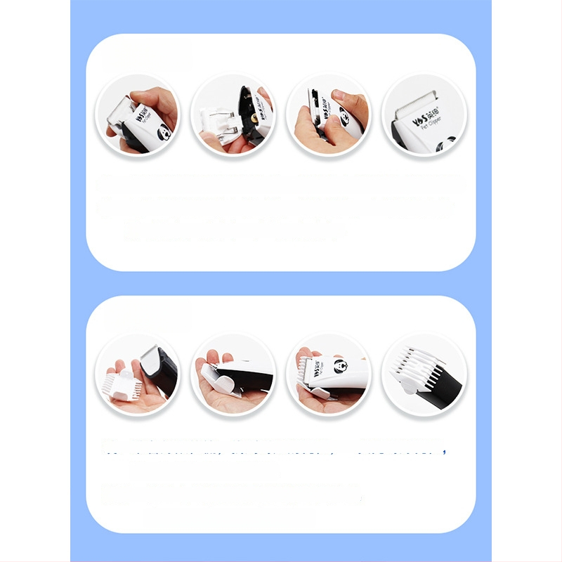 Gentry LB8780 Elektrický strihací strojček pre domáce zvieratá – pre psy, nerezová oceľ, balenie 20 kusov