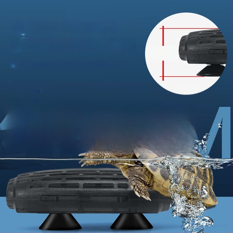 Ohrevná tyč pre korytnačky, kompaktný automatický ohrev s konštantnou teplotou pre akváriá s korytnačkami a rybami, mini ohrev s reguláciou teploty pre nízku hladinu vody