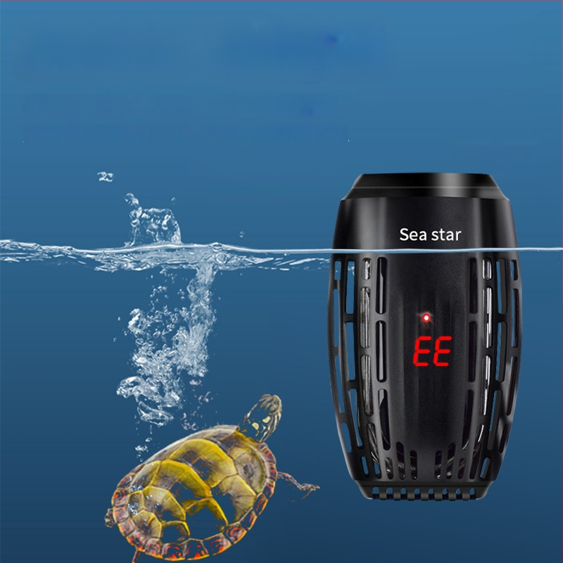 Ohrevná tyč pre korytnačky, kompaktný automatický ohrev s konštantnou teplotou pre akváriá s korytnačkami a rybami, mini ohrev s reguláciou teploty pre nízku hladinu vody