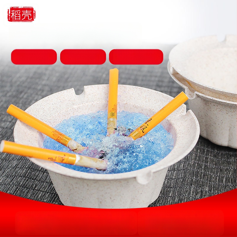 Jednorázový plastový popolník s dizajnom proti rozptylu popola, tlač loga k dispozícii, vlastné spracovanie