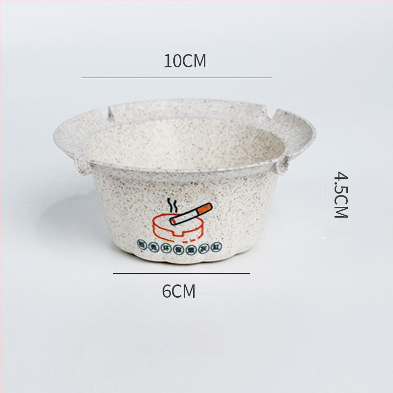 Jednorázový plastový popolník s dizajnom proti rozptylu popola, tlač loga k dispozícii, vlastné spracovanie