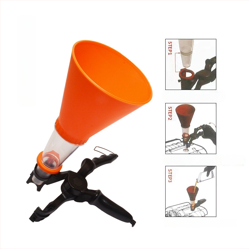 Nálevka na doplnenie oleja do motoru auta - Polypropylén - Multifunkčná na autá a motorky