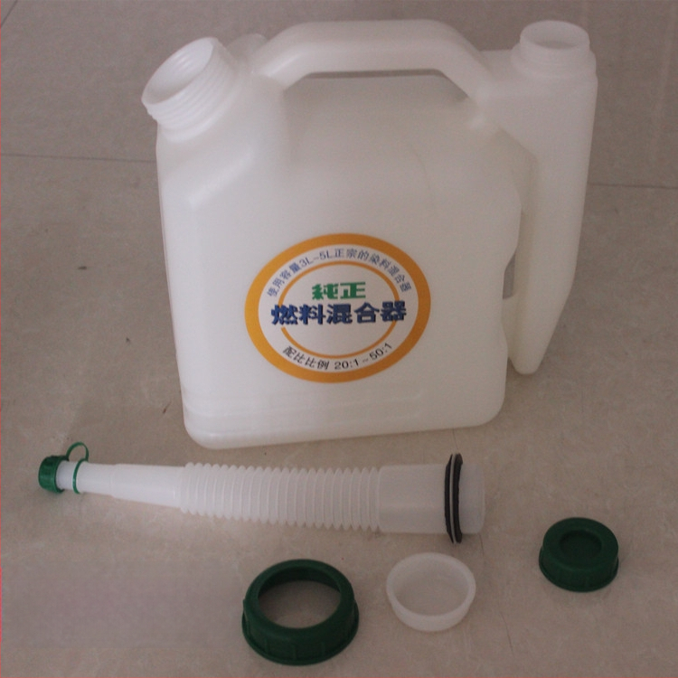 Fľaša na miešanie oleja pre dvojtaktný motor, pomer 50:1, 2T, zosilnená konštrukcia