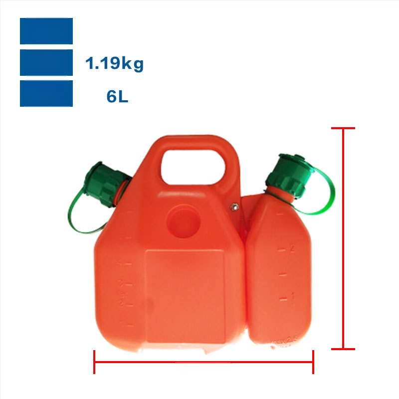 Fľaša na miešanie oleja pre dvojtaktný motor, pomer 50:1, 2T, zosilnená konštrukcia