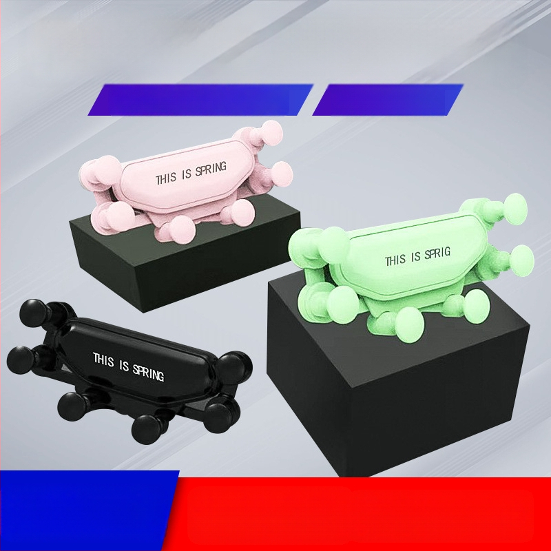 Držiak na telefón do auta – roztomilý dizajn, gravitačné upevnenie na výduch ventilácie, univerzálna kompatibilita