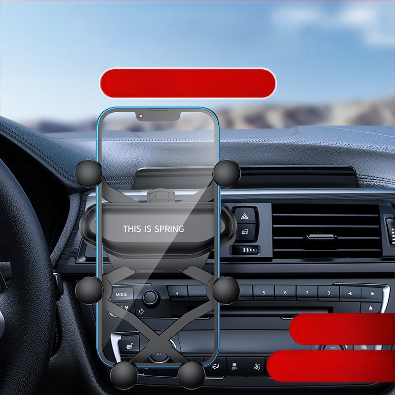 Držiak na telefón do auta – roztomilý dizajn, gravitačné upevnenie na výduch ventilácie, univerzálna kompatibilita