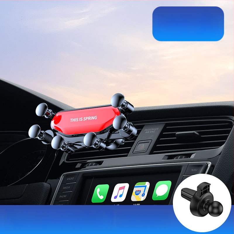 Držiak na telefón do auta – roztomilý dizajn, gravitačné upevnenie na výduch ventilácie, univerzálna kompatibilita