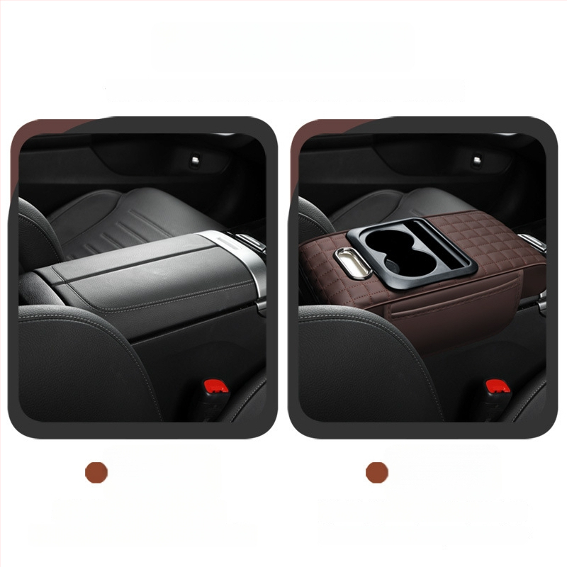 Ādas auto roku balsta palielināšanas spilvens ar salvetes kastīti — daudzfunkcionāls, pieci vienā; zīmols Aden gulf; izcelsme Taizhou, Zhejiang; universāla saderība