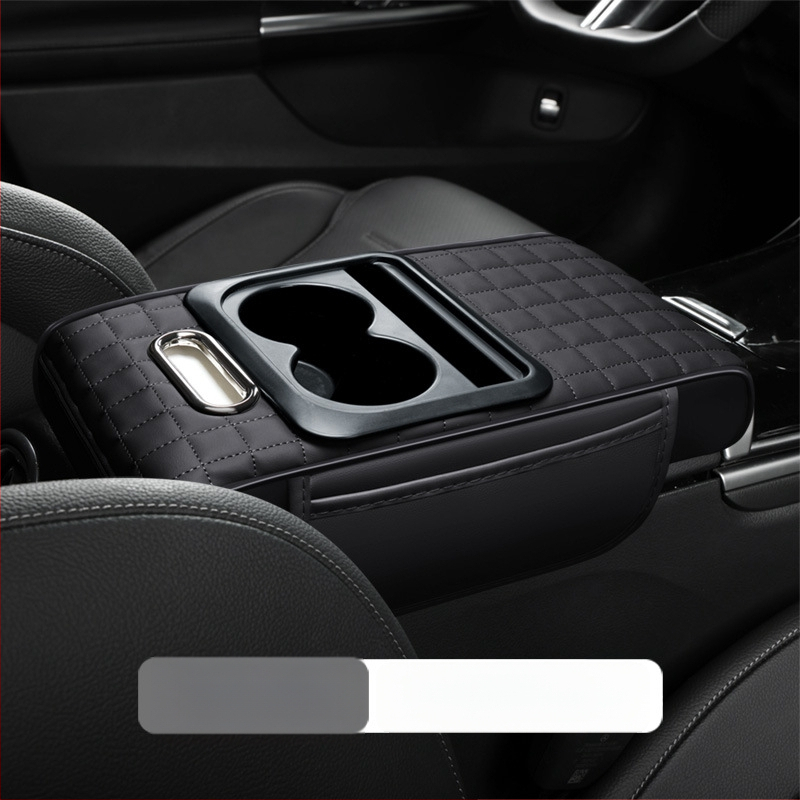 Ādas auto roku balsta palielināšanas spilvens ar salvetes kastīti — daudzfunkcionāls, pieci vienā; zīmols Aden gulf; izcelsme Taizhou, Zhejiang; universāla saderība