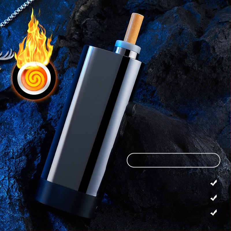 Prenosný kovový popolník do auta s zapálením a nabíjaním — Valley people, pôvod Zhejiang, štýl jednoduchý, dostupný luxus