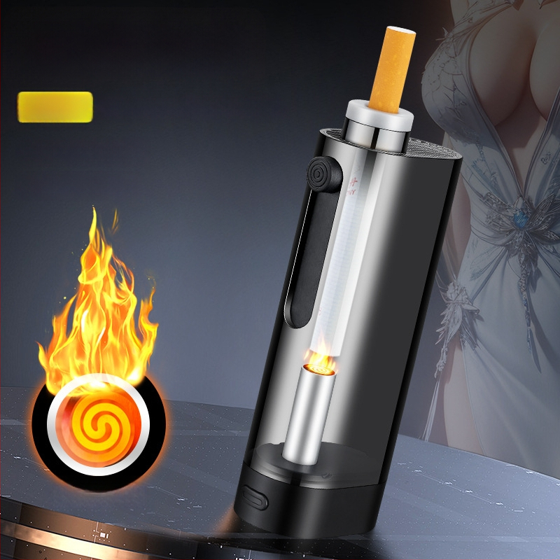 Prenosný kovový popolník do auta s zapálením a nabíjaním — Valley people, pôvod Zhejiang, štýl jednoduchý, dostupný luxus