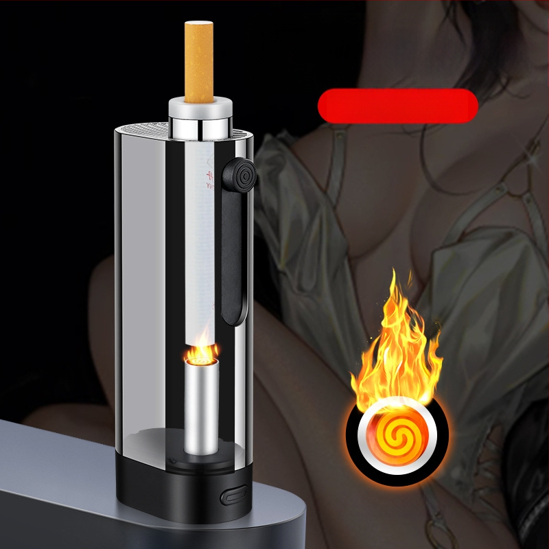 Prenosný kovový popolník do auta s zapálením a nabíjaním — Valley people, pôvod Zhejiang, štýl jednoduchý, dostupný luxus