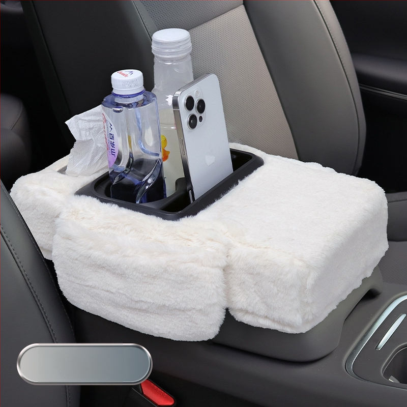 Ādas universālais auto rokasbalsta uzglabāšanas korpuss, 450 g, pielāgošana pieejama