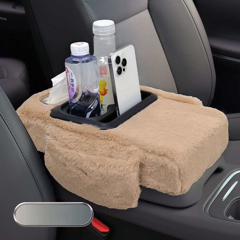 Ādas universālais auto rokasbalsta uzglabāšanas korpuss, 450 g, pielāgošana pieejama