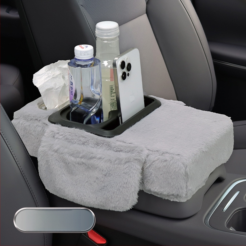 Ādas universālais auto rokasbalsta uzglabāšanas korpuss, 450 g, pielāgošana pieejama