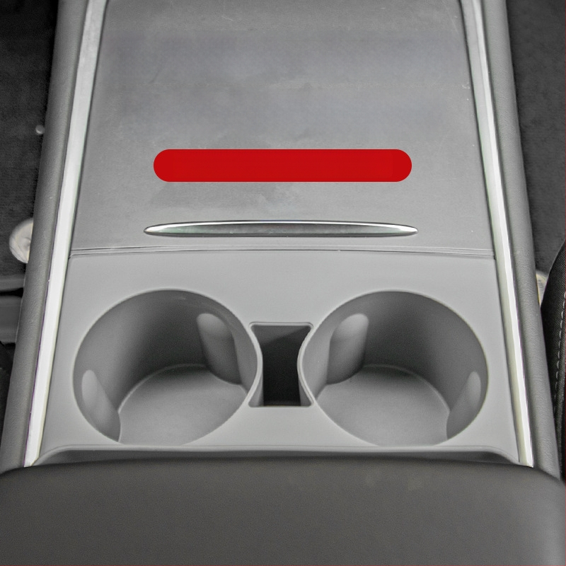 Silikónový obmedzovač držiaka pohárov pre Tesla Model Y/3 — sada tepelne odolných podložiek na uloženie