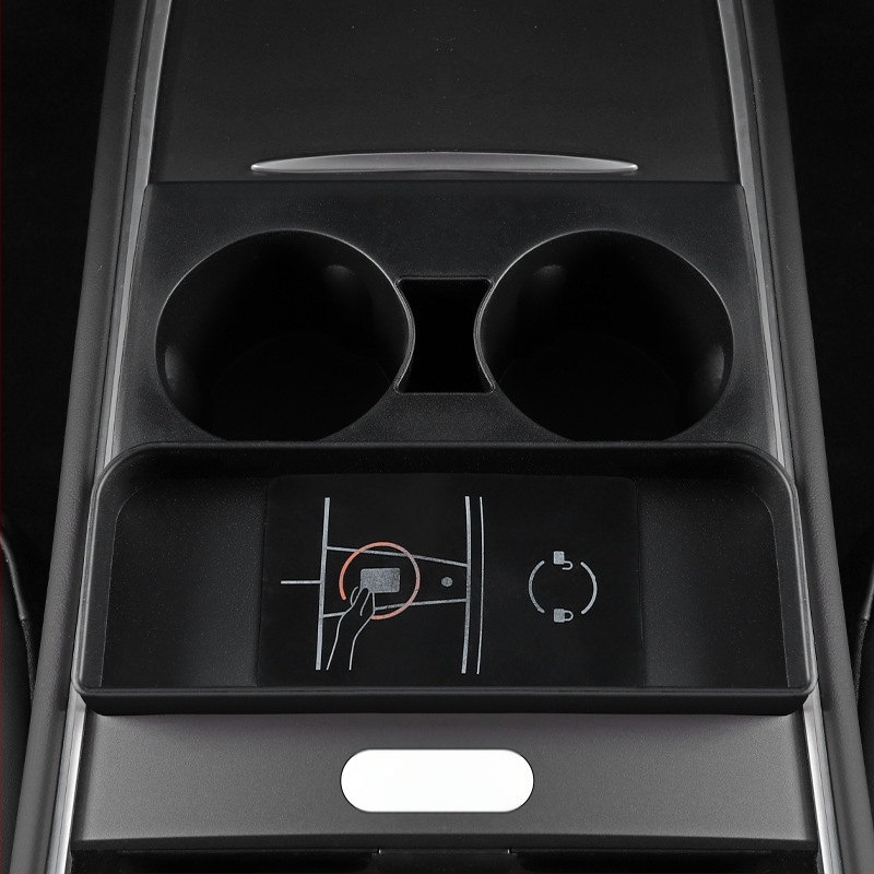 Silikónový obmedzovač držiaka pohárov pre Tesla Model Y/3 — sada tepelne odolných podložiek na uloženie