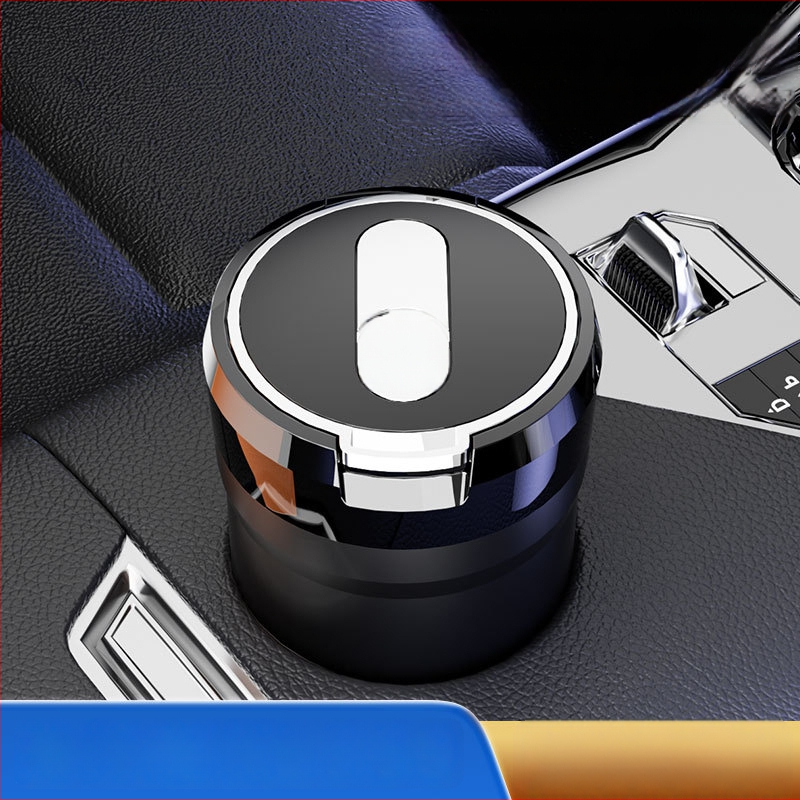 Auto popolník s LED nočným svetlom a zdvíhacím vekom, keramická vnútorná vložka, ohňovzdorný (Model Y17 • Značka: sanpai • Materiál: ABS s keramickou vložkou • Hmotnosť: 254 g • Výrobný proces: liatie)