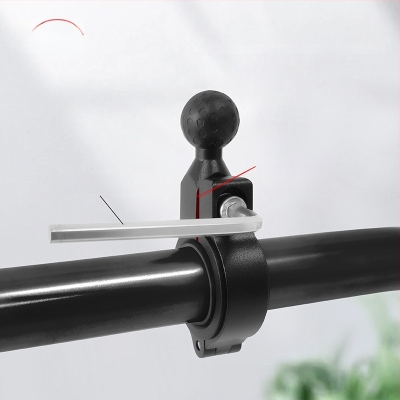 Star Knight univerzálna základňa na uchytenie riadidiel motocyklu s 17 mm guľovou hlavou pre kruhové trubky, držiak na telefón