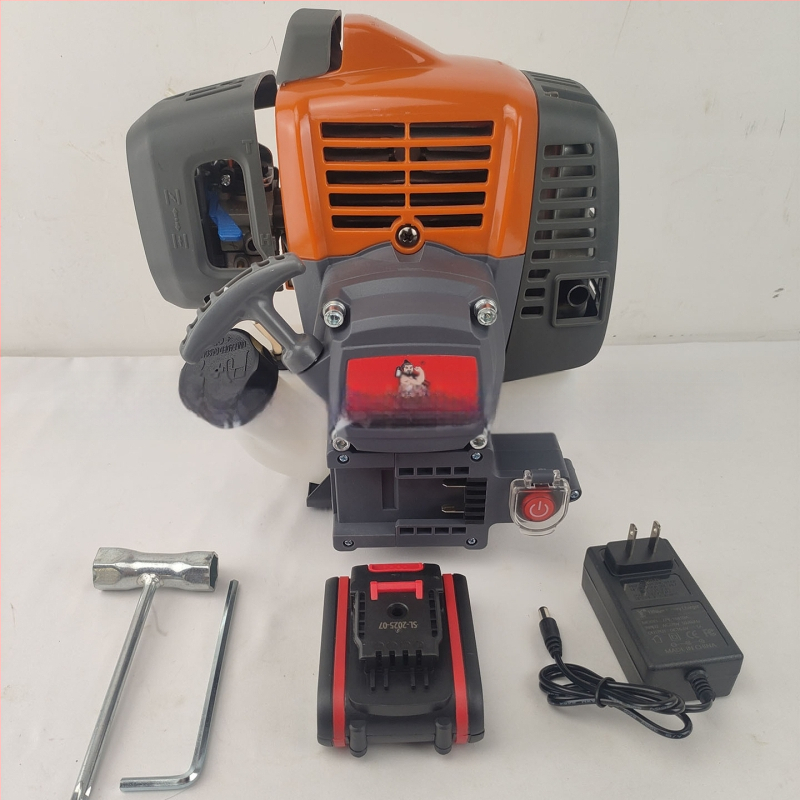 Nongzhuangshi 541R benzínový motor s elektrickým štartom, dvojúčelový dvojtaktný motor pre kosačku kríkov a zemný vrták