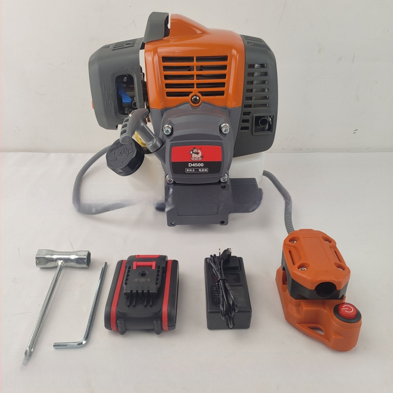 Nongzhuangshi 541R benzínový motor s elektrickým štartom, dvojúčelový dvojtaktný motor pre kosačku kríkov a zemný vrták