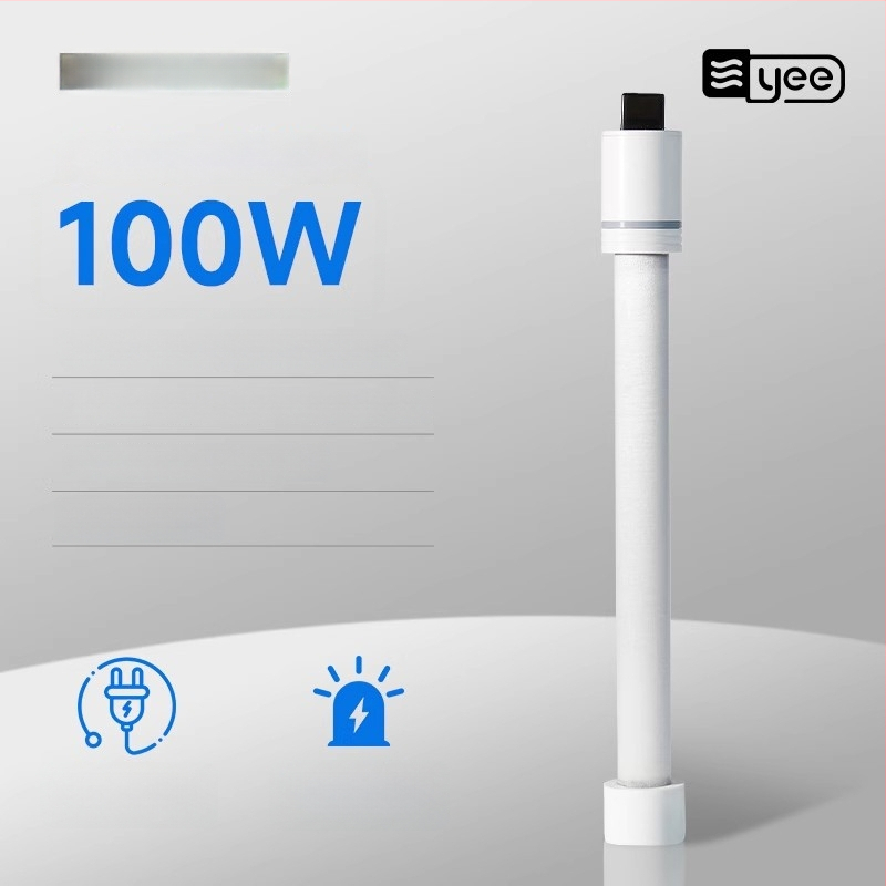 Kvarcové sklenené vykurovacie tyč pre akvárium s termostatom – výbušnému odolná, pre akváriá s korytnačkami – 60W/100W/200W/300W/500W, Yee