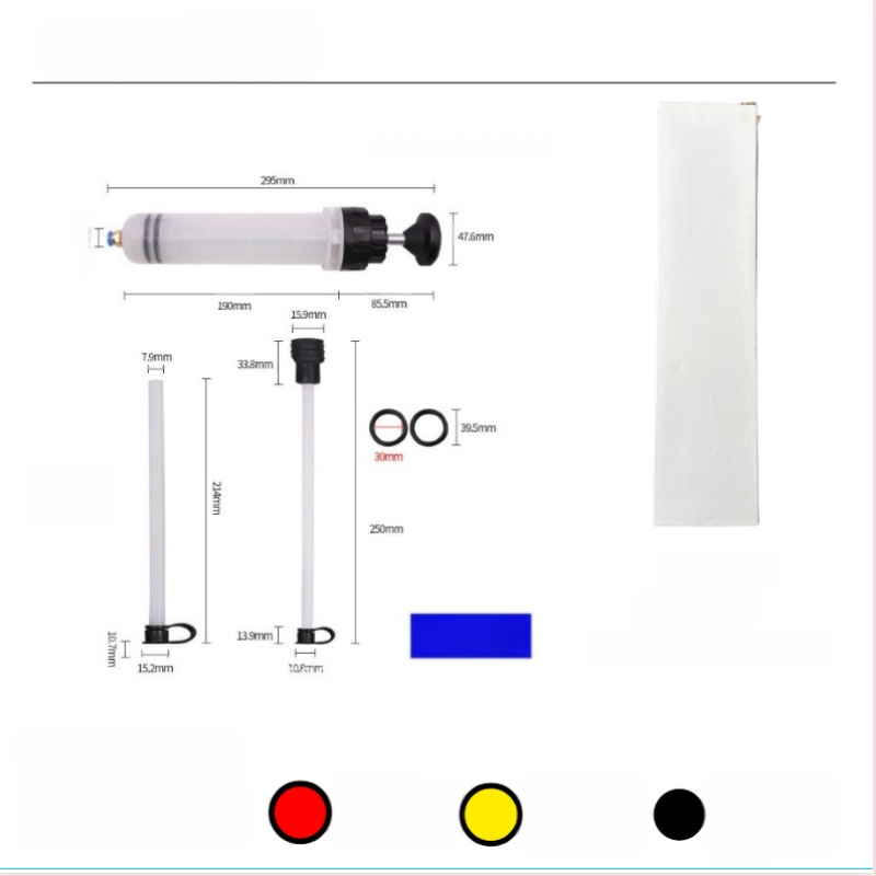 Automobilový dvojúčelový vákuový extraktor oleja, veľký striekačkový typ nástroja na výmenu oleja, kovová konštrukcia