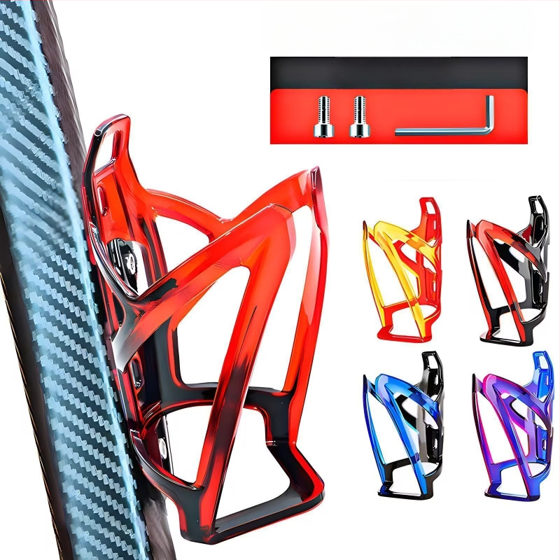 Držiak na fľašu vody pre detské horské bicykle a elektrické bicykle, z polykarbonátu, nastaviteľný, montáž bez vŕtania