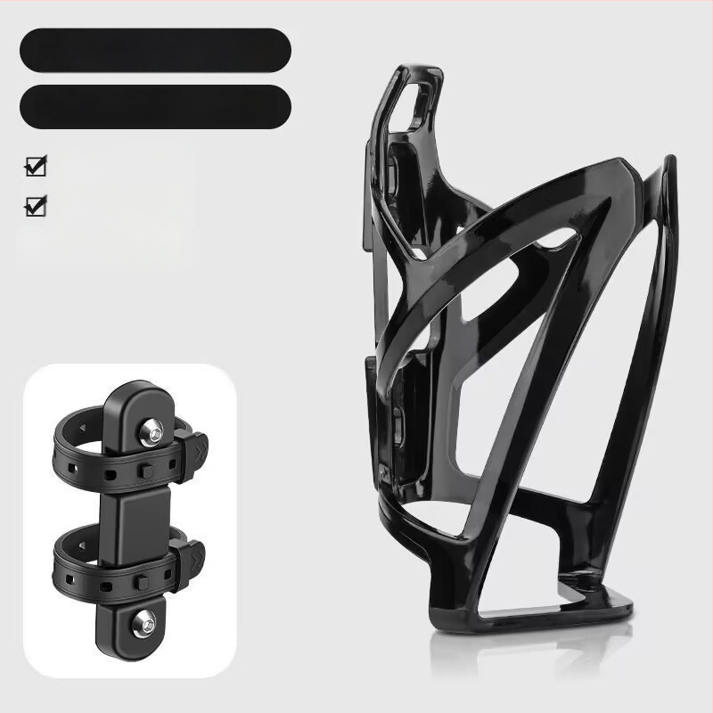 Držiak na fľašu vody pre detské horské bicykle a elektrické bicykle, z polykarbonátu, nastaviteľný, montáž bez vŕtania