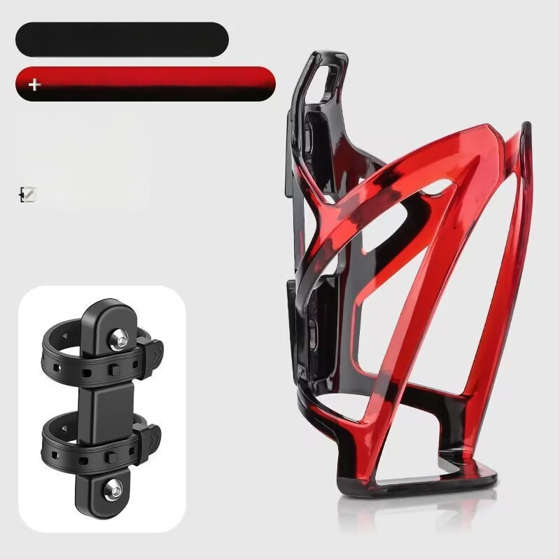 Držiak na fľašu vody pre detské horské bicykle a elektrické bicykle, z polykarbonátu, nastaviteľný, montáž bez vŕtania