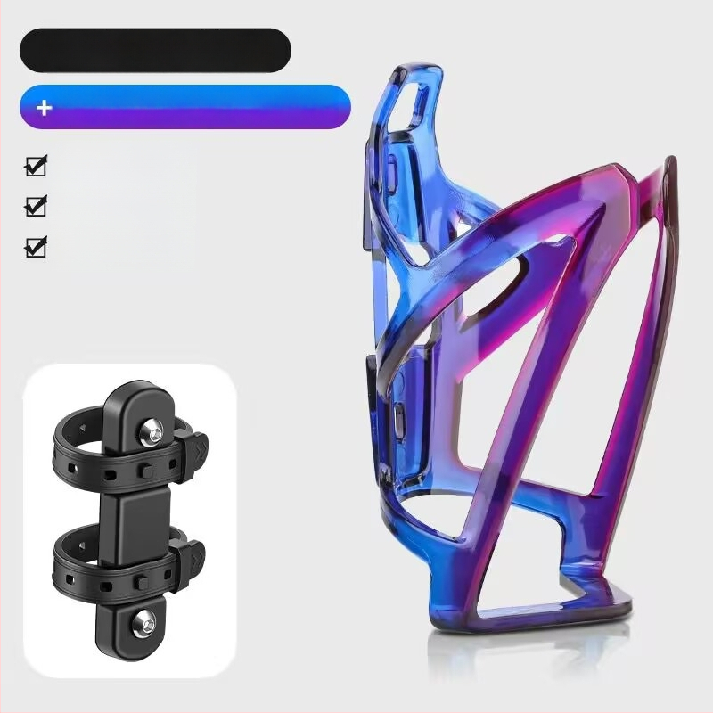 Držiak na fľašu vody pre detské horské bicykle a elektrické bicykle, z polykarbonátu, nastaviteľný, montáž bez vŕtania