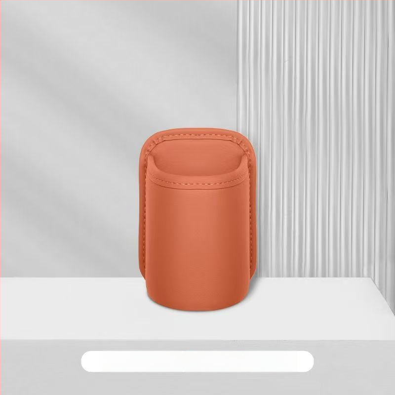 Kožený držiak na pohár v aute a zadná skrinka na uloženie vzadu pri operadle dverí — Značka Fadil, Model Storage Box, Číslo položky Cup Holder