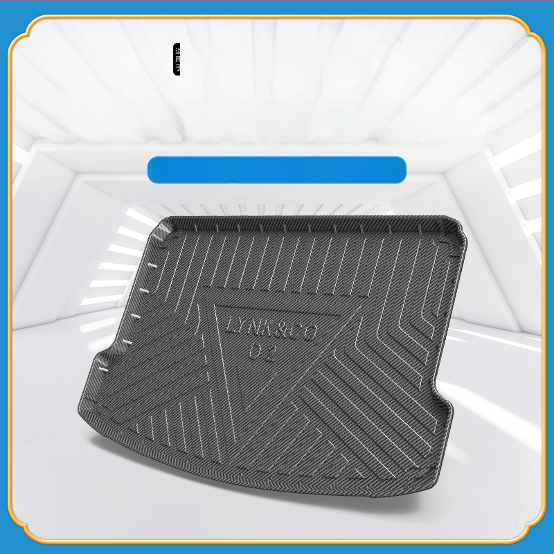 TPV rohož do batožinového priestoru s karbónovým vzorom pre Lynk & Co 01/02/03 Pro/05/06/09 – nepremokavá, odolná voči opotrebeniu, značka CENFUN