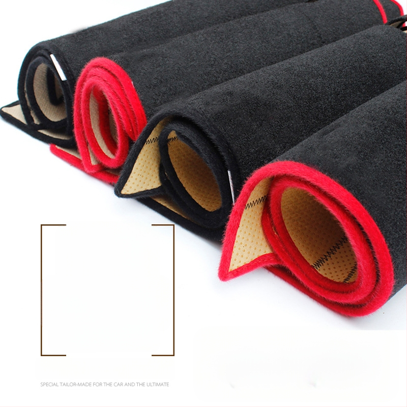 Slnečná podložka na palubnú dosku auta — polyester s protišmykovým flanelom, prispôsobiteľná, špeciálny štýl auta, vhodné pre všetky ročné obdobia, bez loga