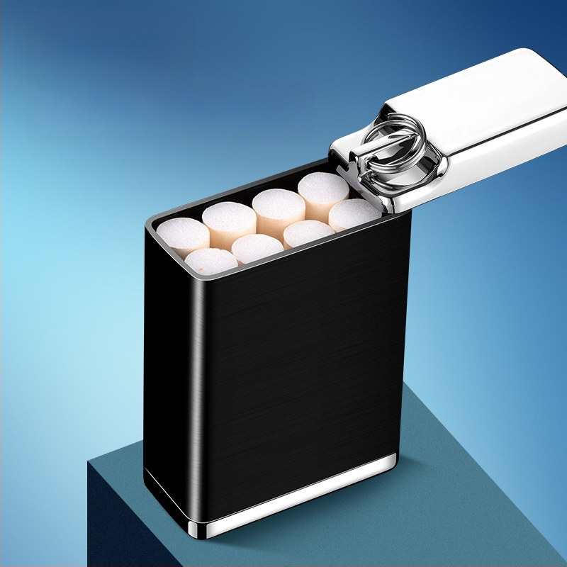 Prenosný popolník do auta zo zinkovej zliatiny s visiacim zapínaním - veľká kapacita, potlač loga, prispôsobenie