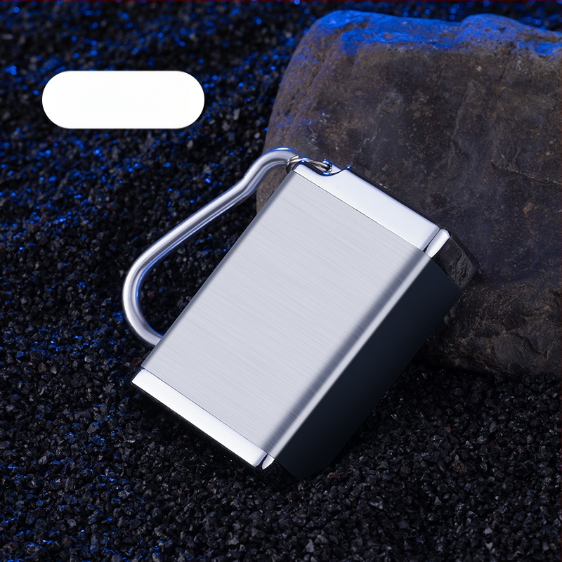 Prenosný popolník do auta zo zinkovej zliatiny s visiacim zapínaním - veľká kapacita, potlač loga, prispôsobenie