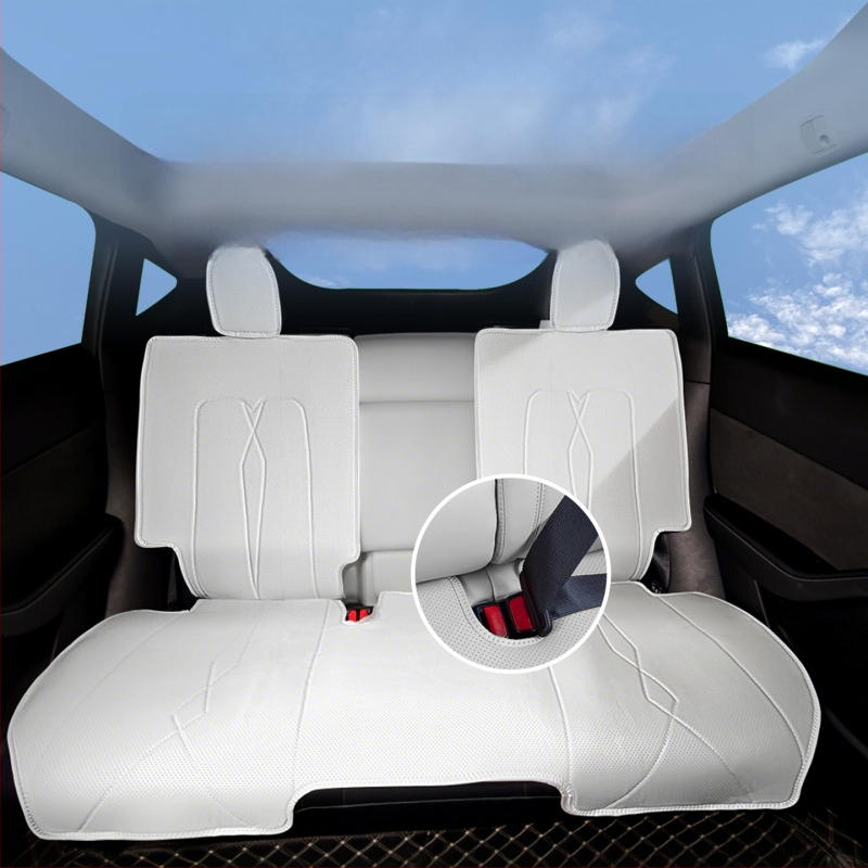 Tesla Model Y sēdekļu pārvalku komplekts, Napa āda, pielāgojama transportlīdzeklim, preces kods YS-01