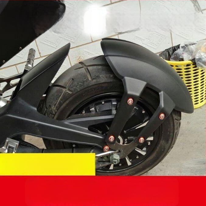 Zadný blatník na motorku — PVC plast, Strength Factory, Bežný štýl