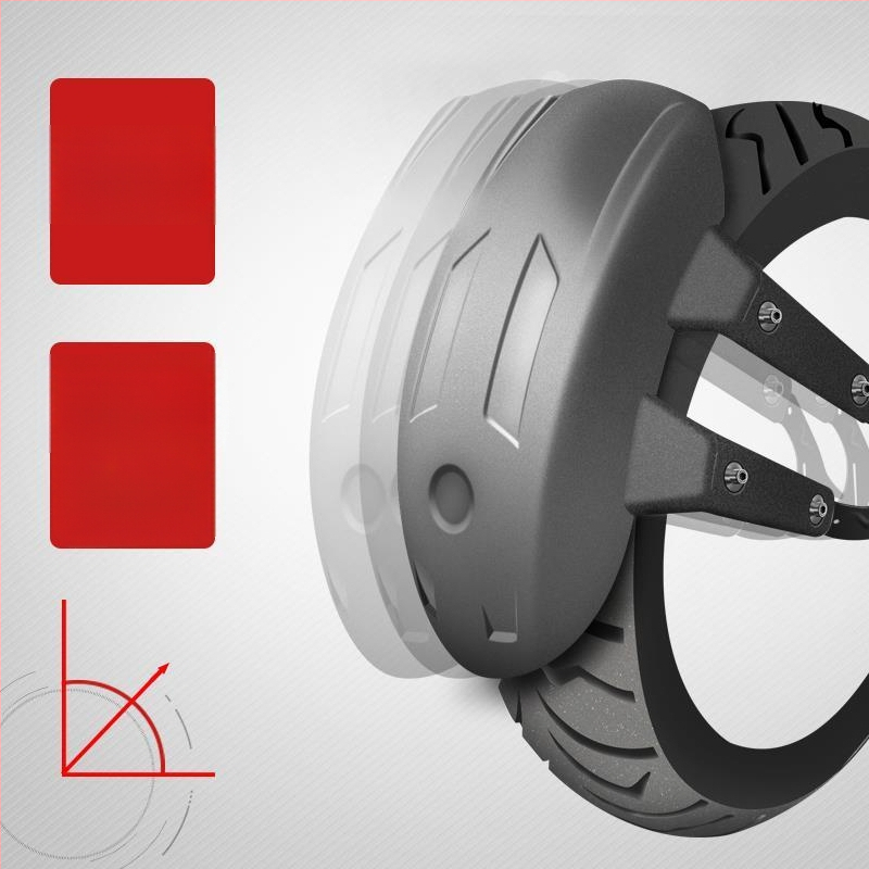 Zadný blatník na motorku — PVC plast, Strength Factory, Bežný štýl