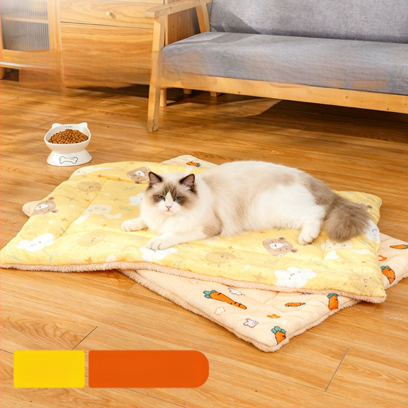 Zimné teplé plyšové psie lôžko – hrubá podložka pre domáce zvieratá