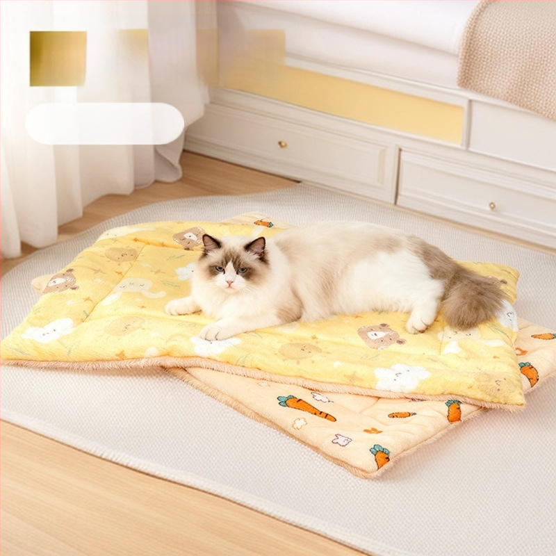 Zimné teplé plyšové psie lôžko – hrubá podložka pre domáce zvieratá