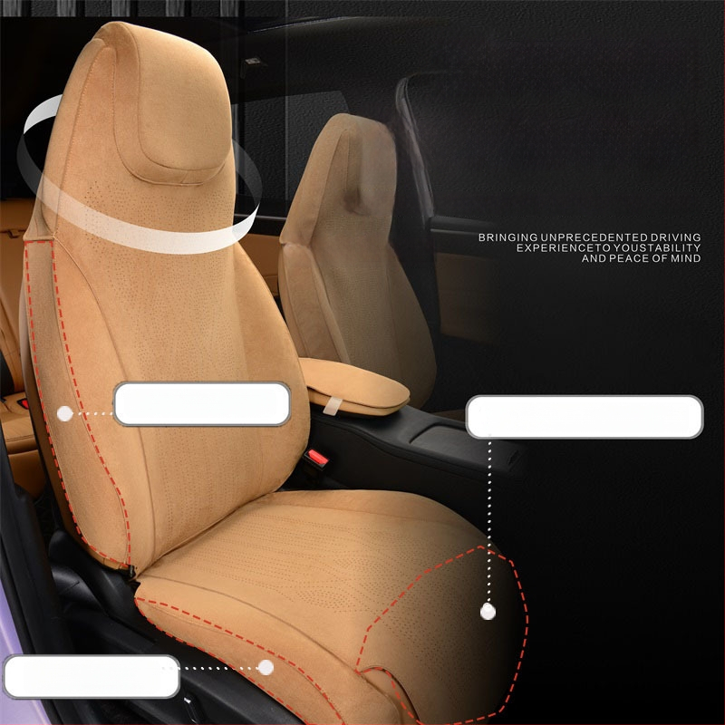 Geely Galaxy L7 plný obal sedadiel do auta, umelá kožušina, priedušný, štyroch ročných období