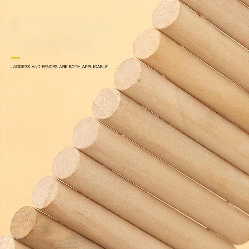 Dekor do klietky pre škrečka: drevený oblúkový most, lezecký rebrík a deliace panely