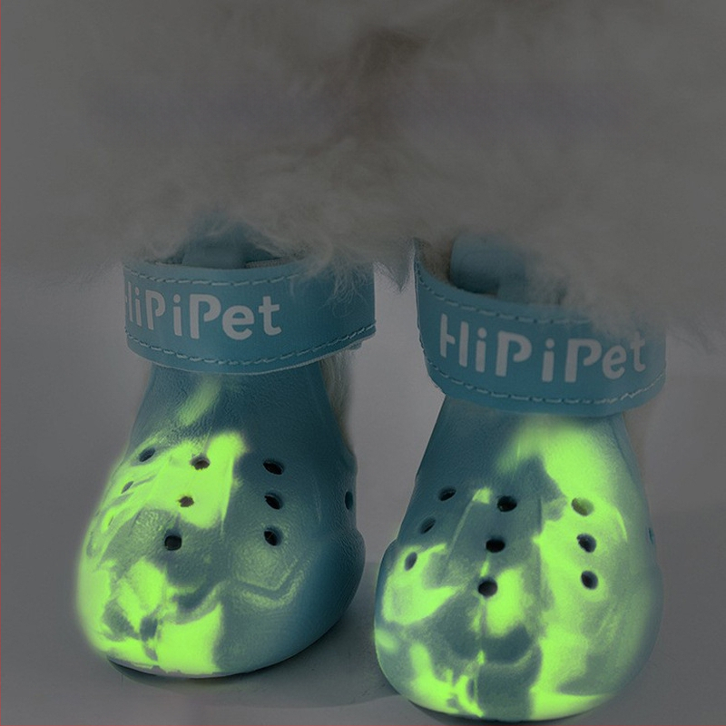 Topánky pre psov — Hippie dog, EVA materiál, reflexný suchý zips, protišmykové