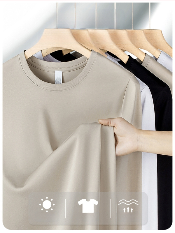 Amigo Lulu dámske tričko s dlhým rukávom z mercerizovanej bavlny–polyesteru, okrúhly výstrih, pulóver, voľný strih, štandardná dĺžka, logo vzor, jar 2025; bavlna 50–70%, polyester 30–50%